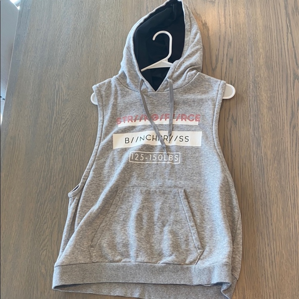 H&M Activewear Tank Top Hoodie Size Large